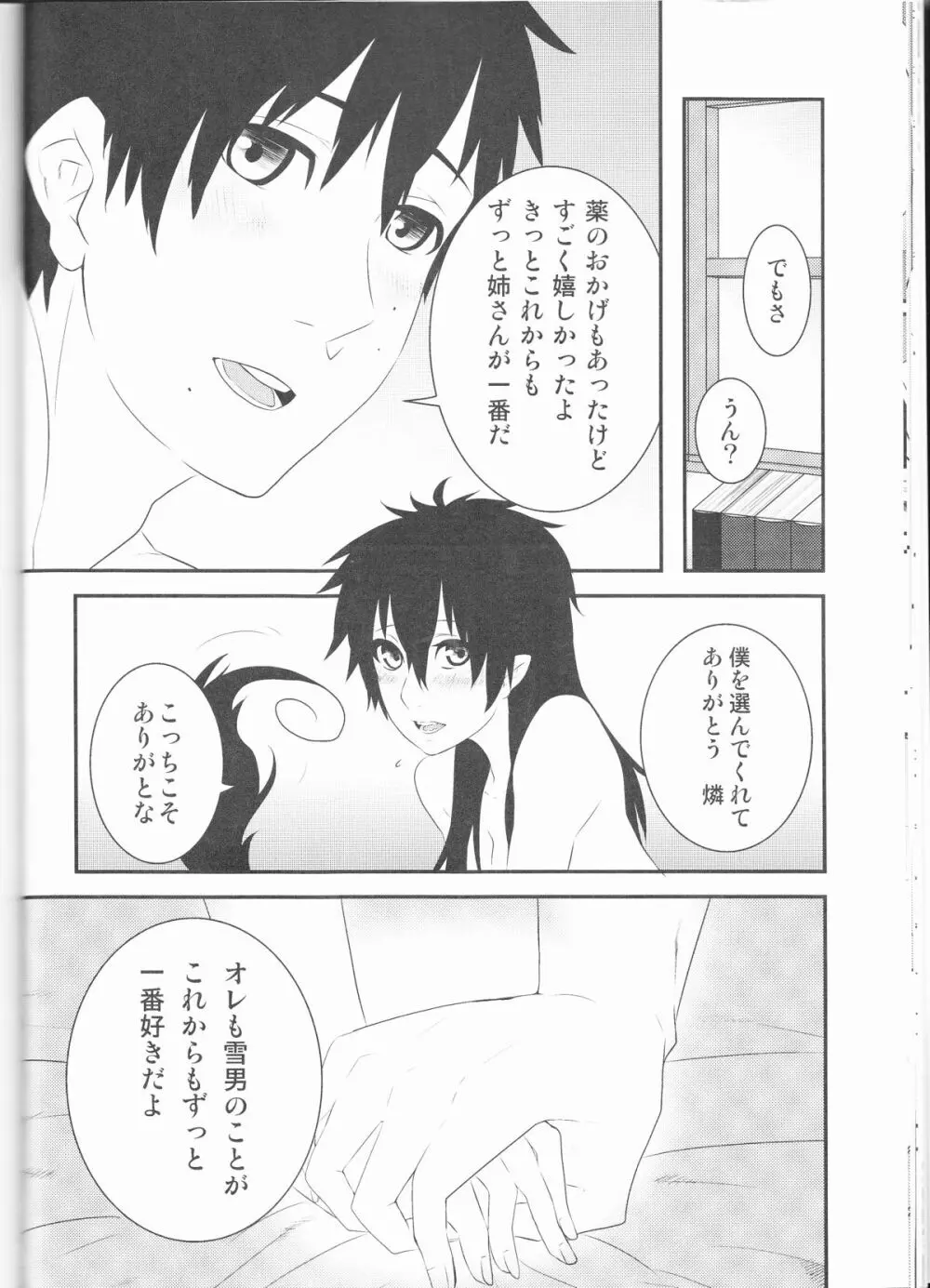 雪男*燐♀アンソロジー【デリケートに好きして】 - page17