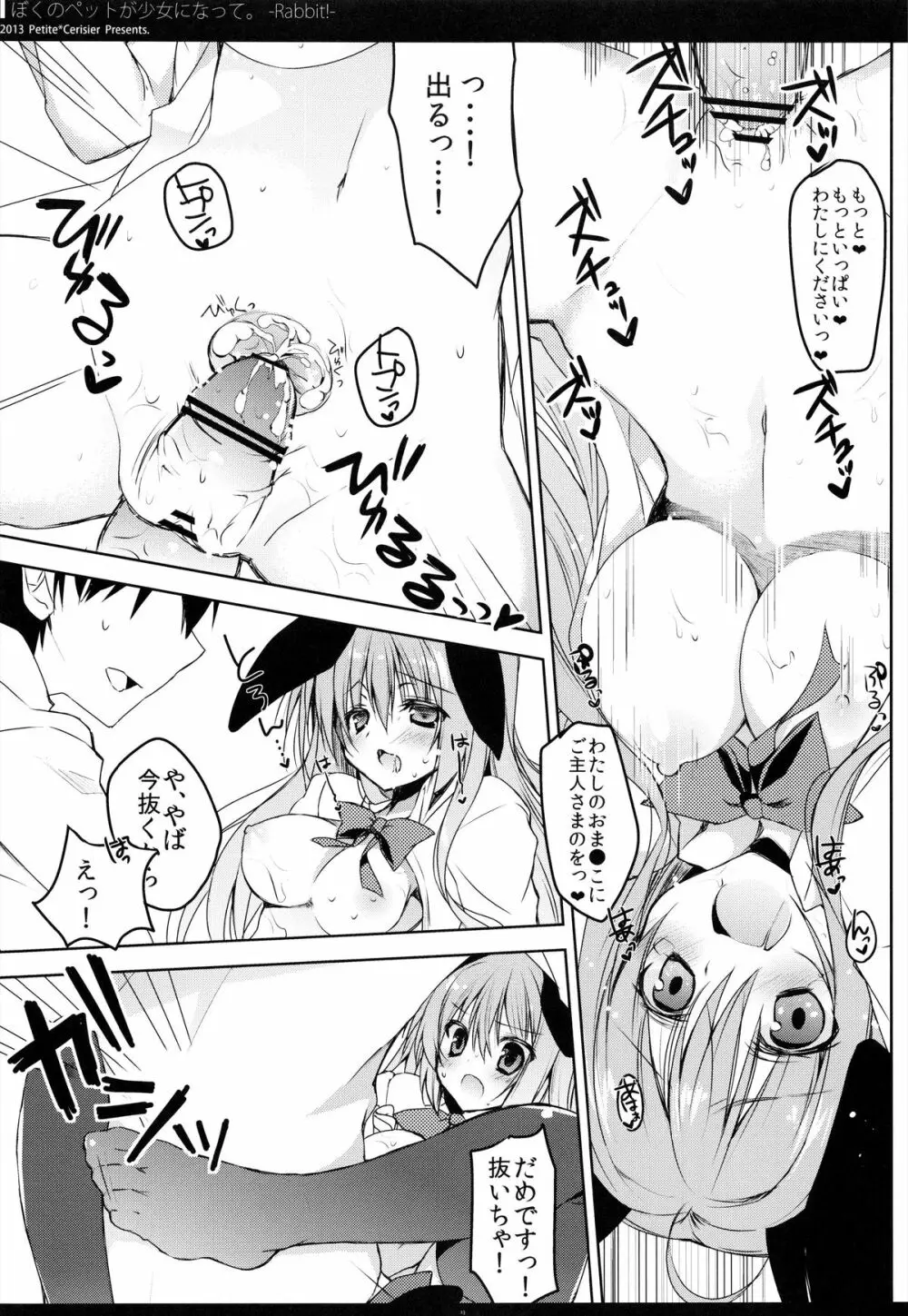 ぼくのペットが少女になって。 -Rabbit!- - page13
