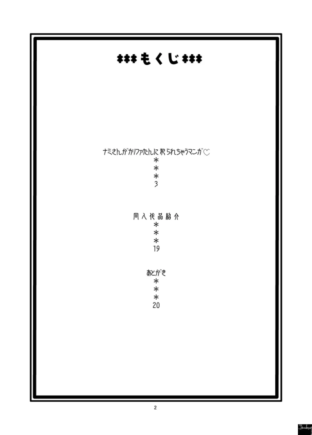ナミの裏航海日誌 - page3