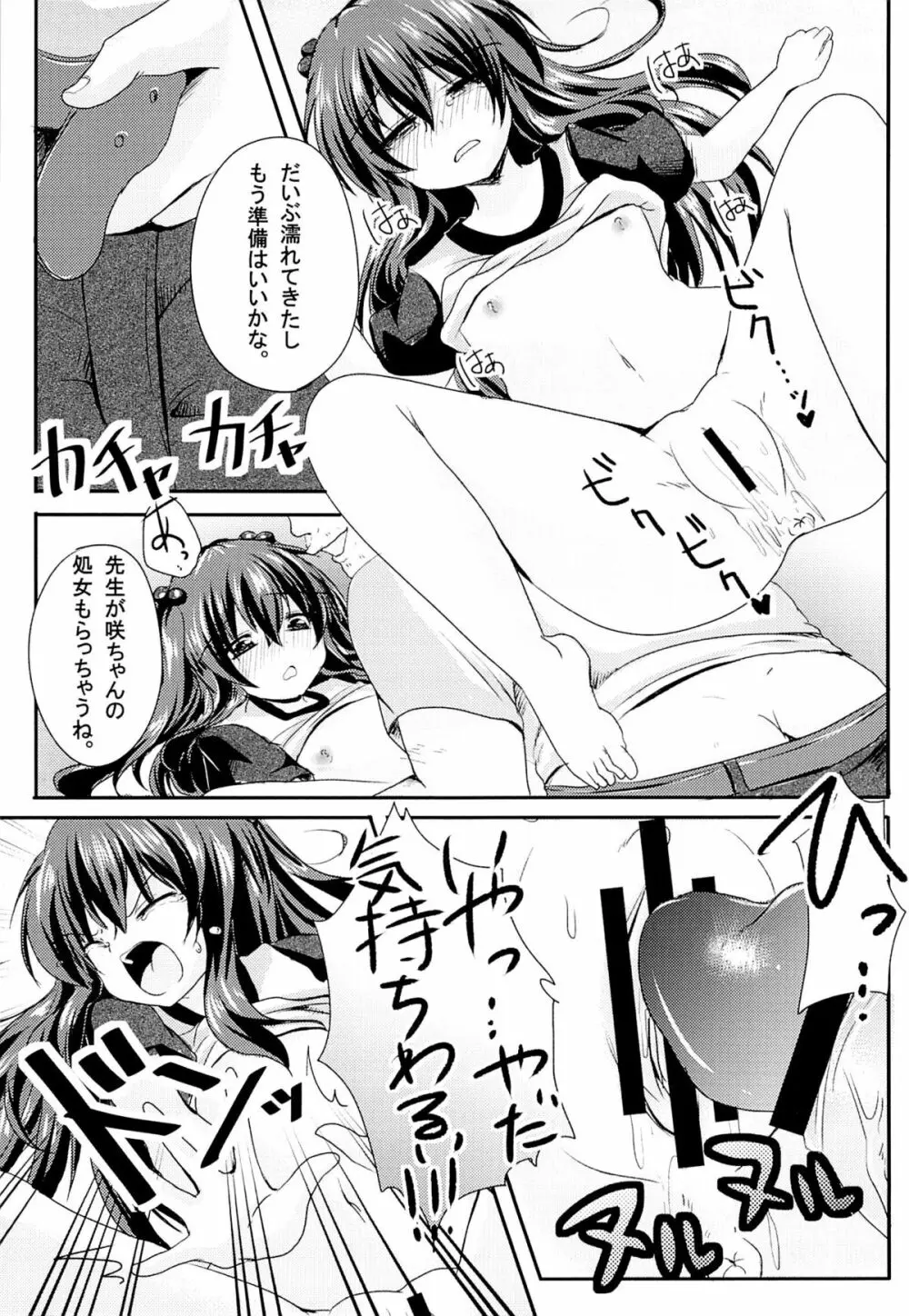 いじめられっ娘咲ちゃんの放課後特別ナカ出し練習 - page10