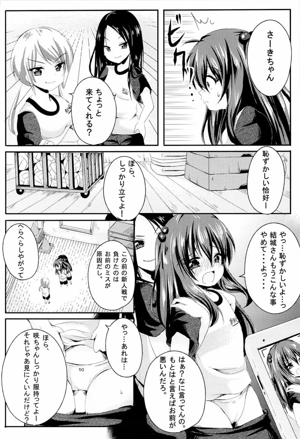 いじめられっ娘咲ちゃんの放課後特別ナカ出し練習 - page3