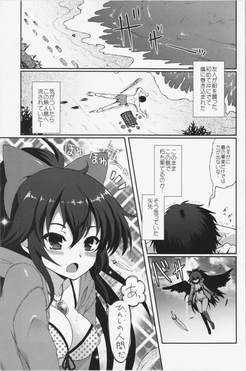 お空と彼の漂流日記 - page3