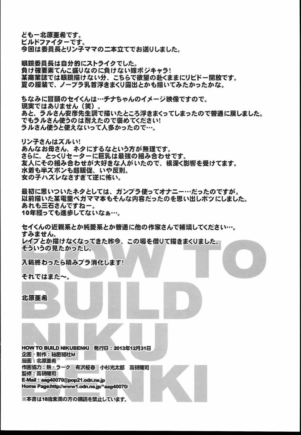HOW TO BUILD NIKUBENKI - page34