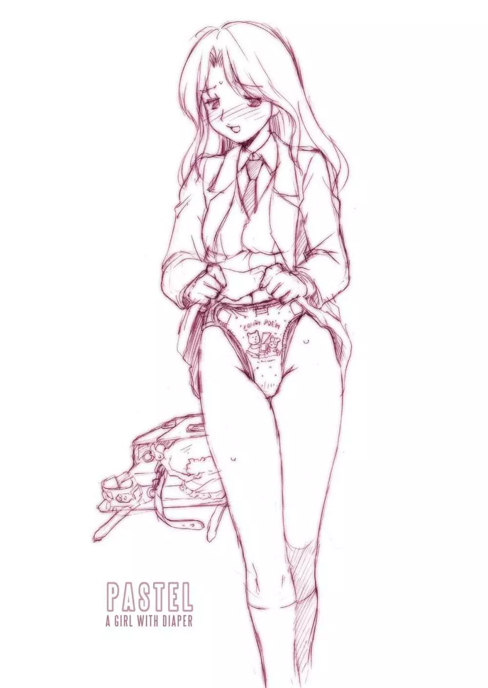 PASTEL A GIRL WITH DIAPER - page2