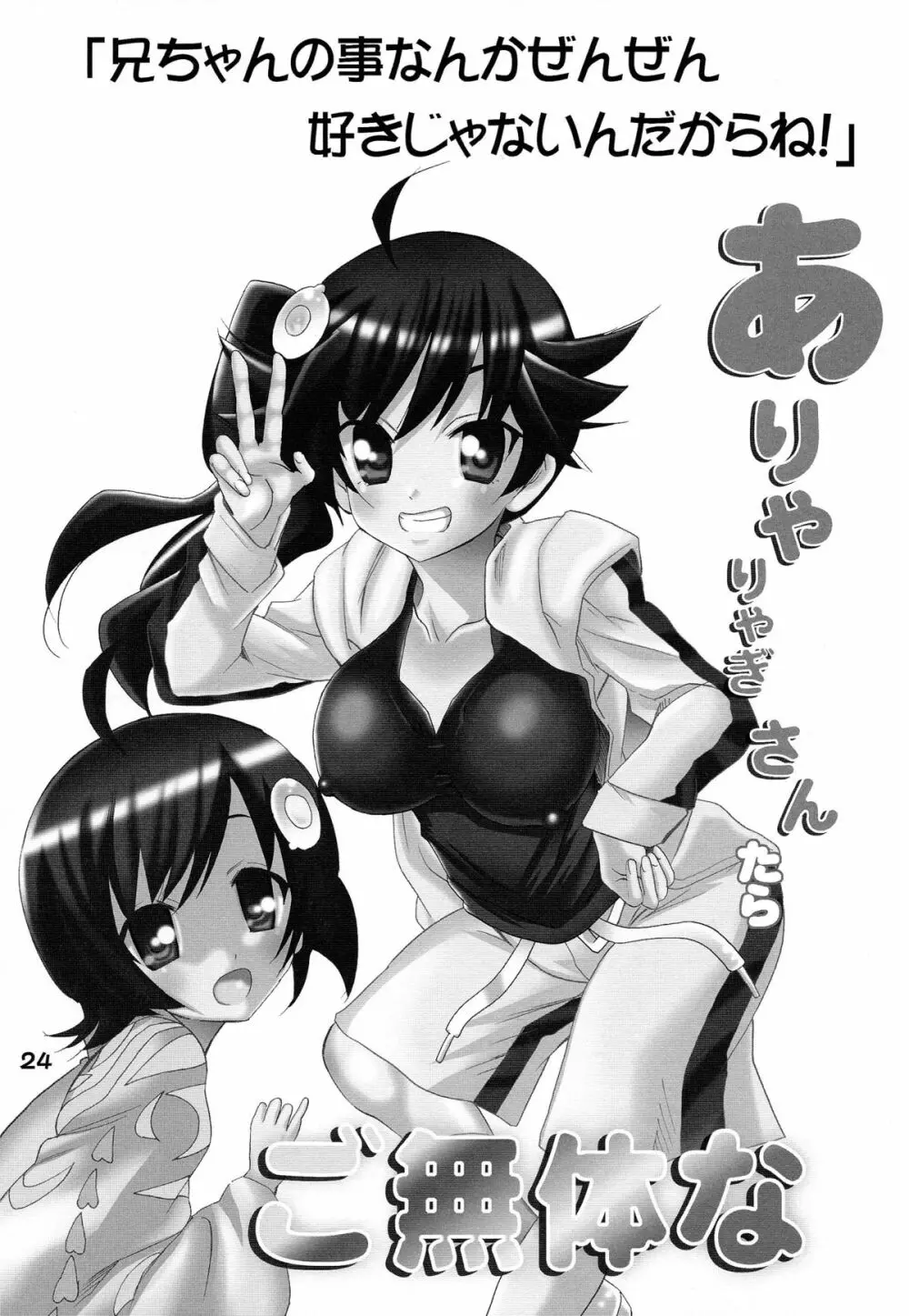 ありゃりゃぎさんたらご無体な3 - page24
