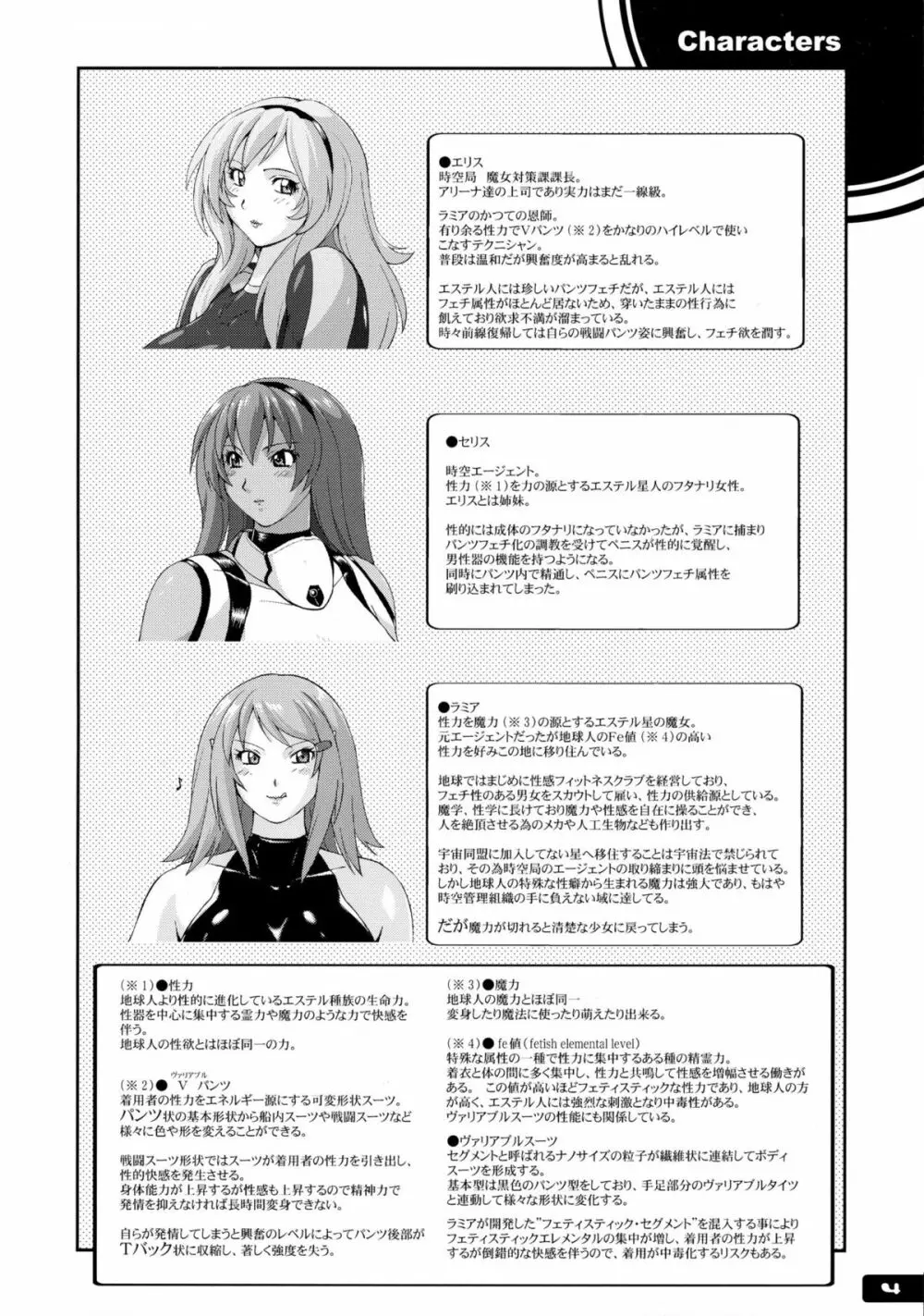ぴたぴた競泳水着戦士3 - page4