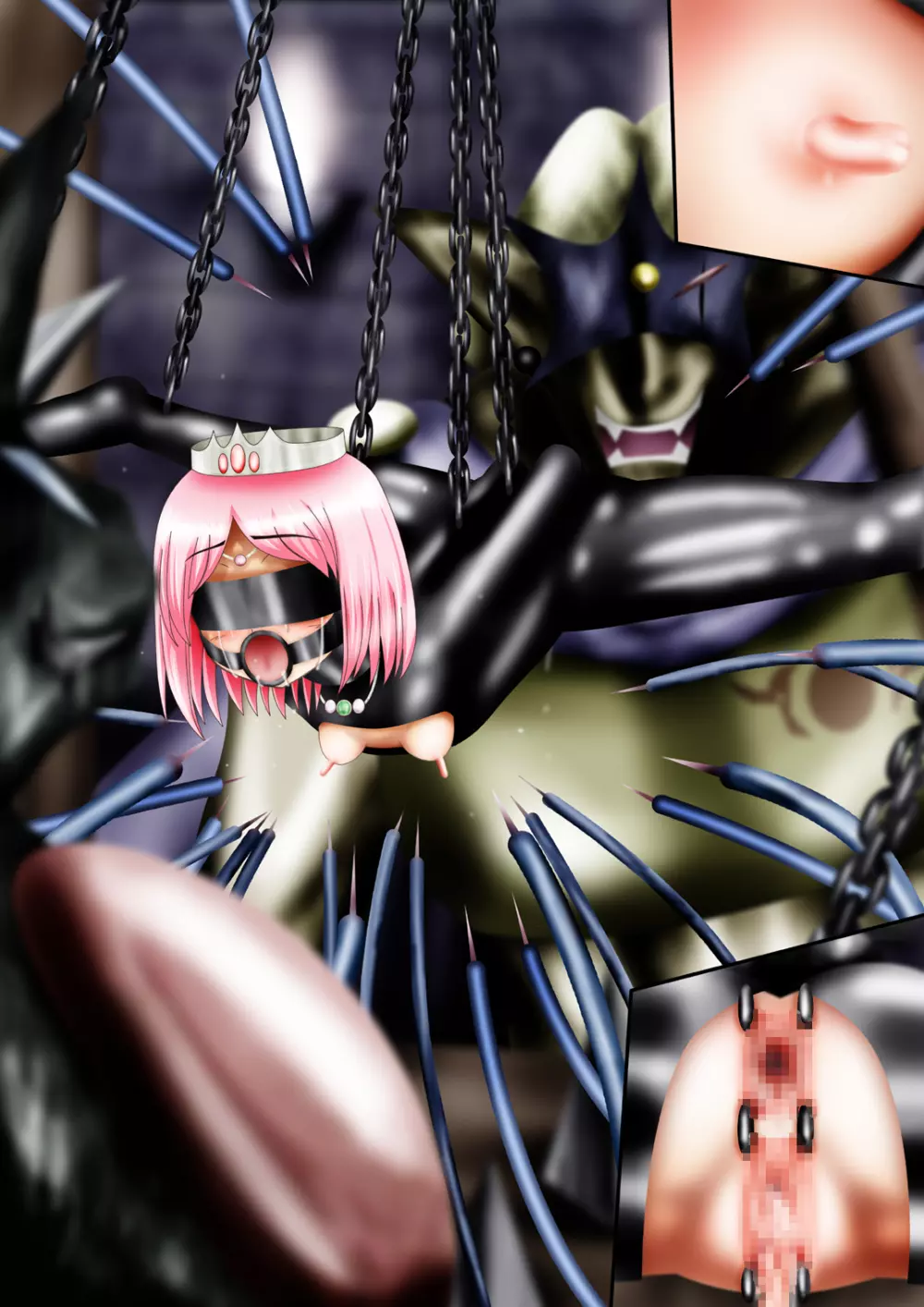 [でんで] 『不思議世界-Mystery World-ののな21』～囚われたお姫様、魔城の機械調教淫拷問姦～ - page128