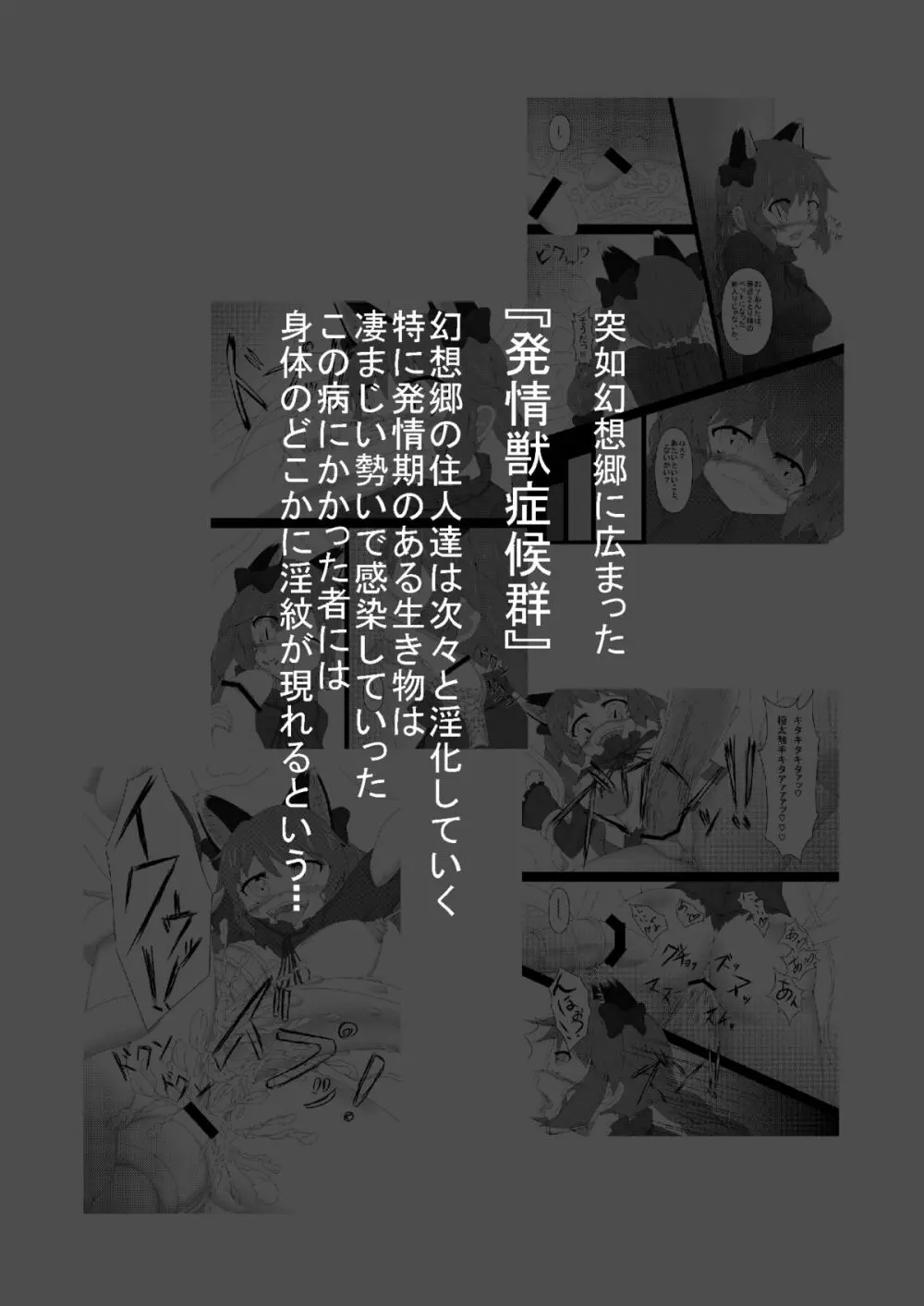 東方発情獣症～弐・化狸×九尾編～ - page2
