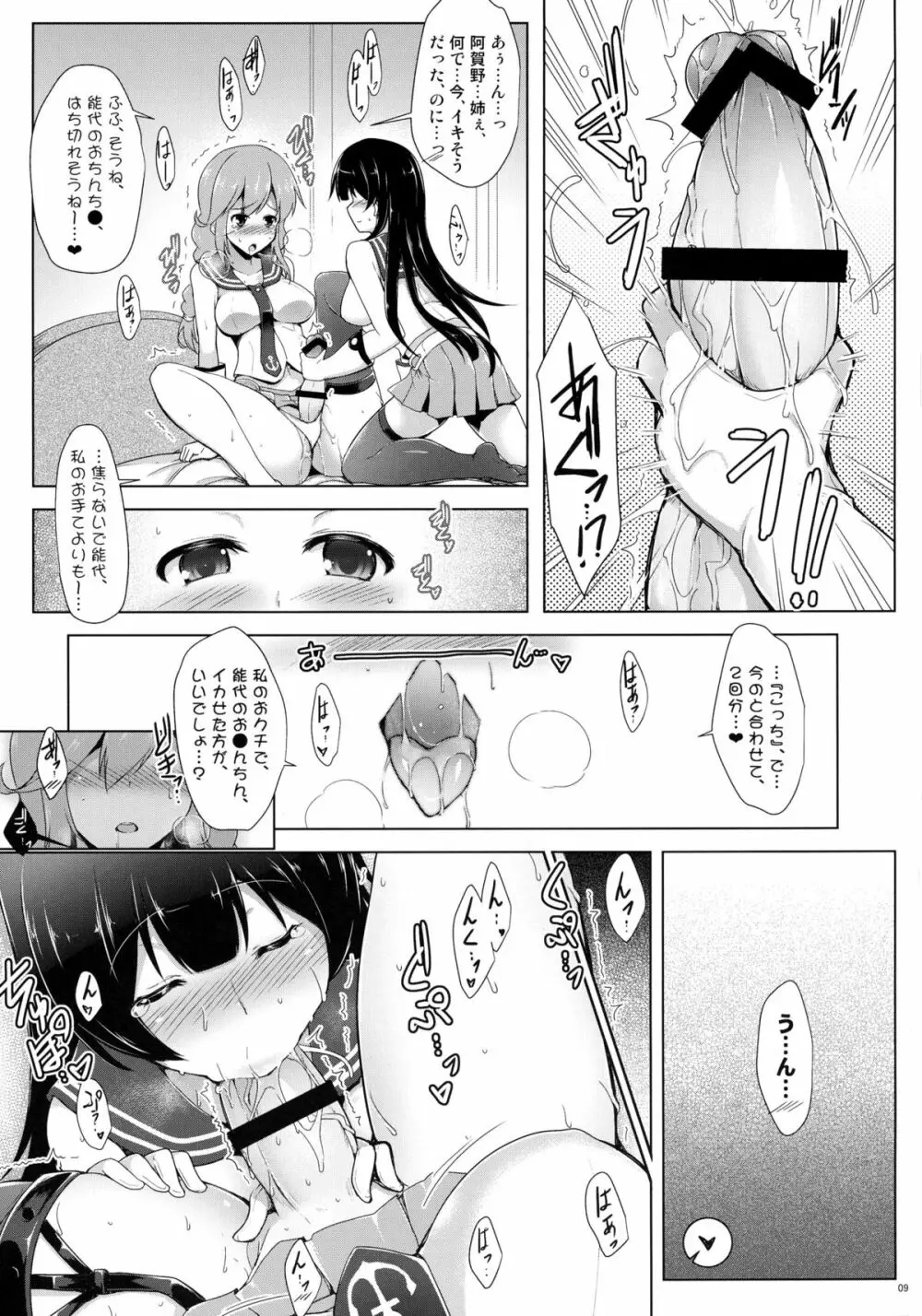 阿賀野姉妹とジュウコンカッコカリ! -阿賀野型エロ合同誌- - page9