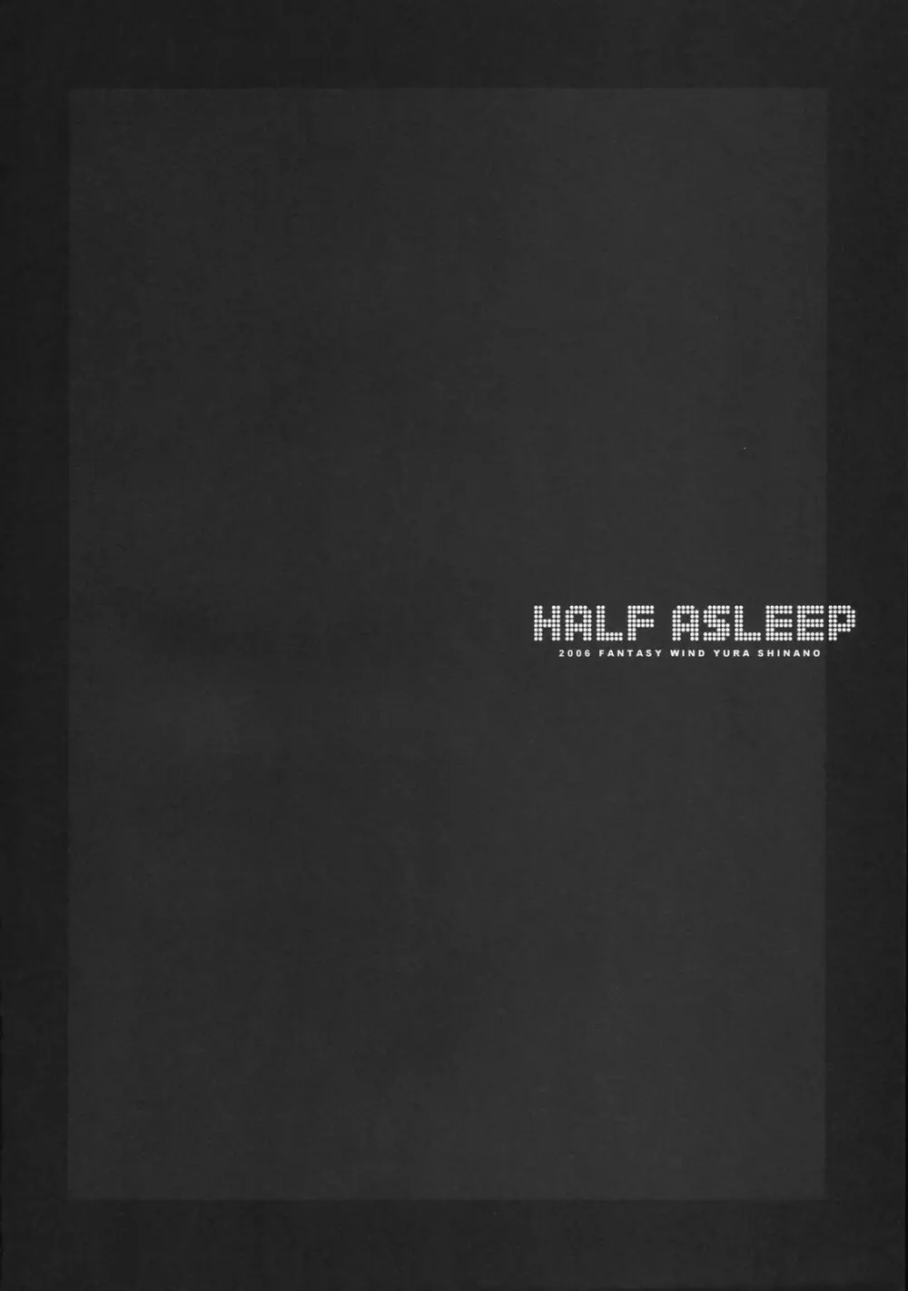 HALF ASLEEP - page3
