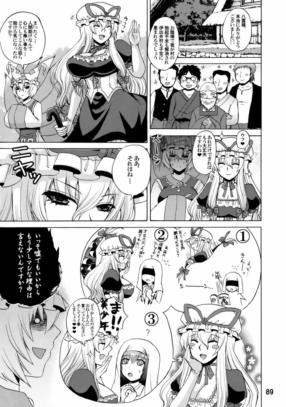 紫奥義・淫乳結界 -ハニーバンプ・東方総集編- - page88