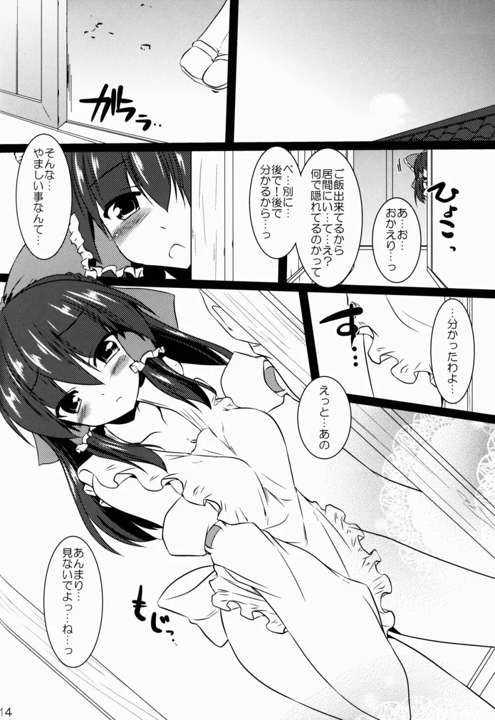 霊夢が俺の嫁っ!! - page14