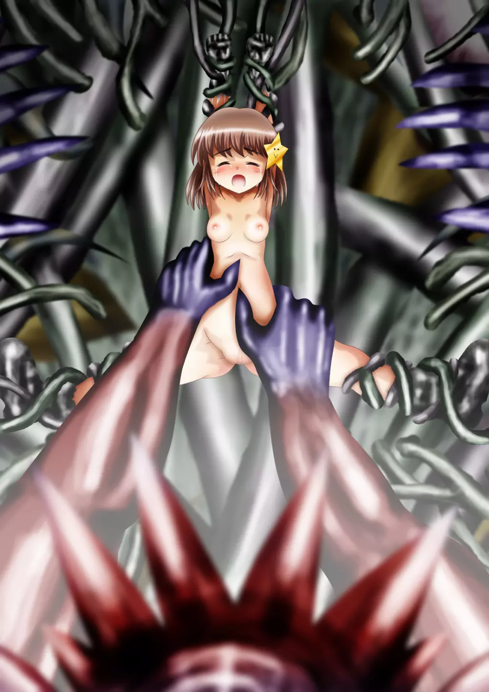 [でんで] 『不思議世界-Mystery World-ののな18』～ののなの石化淫辱地獄姦とちふゆの災難～ - page112