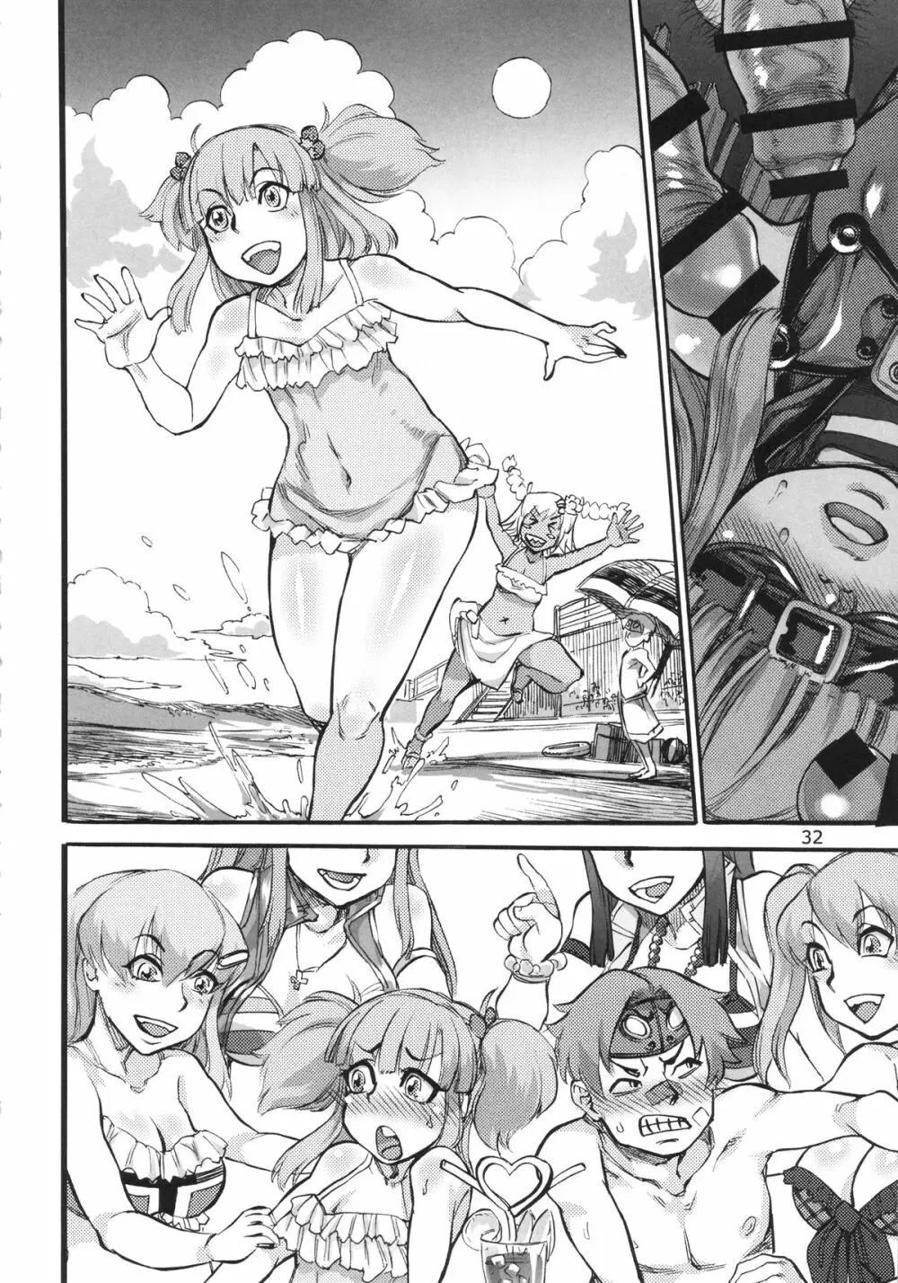 (C86) [雨山電信社 (雨山電信)] 生徒会長(おさななじみ)は肛門アイドル (beatmania) - page34
