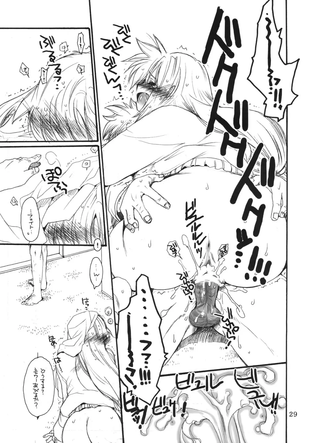 フェイトとクロノの人には言えない情事 - page28