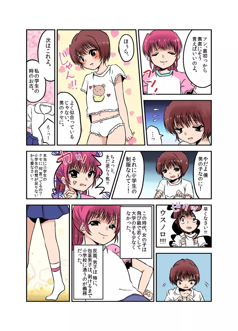 女権時代の学校生活と性教育 - page8