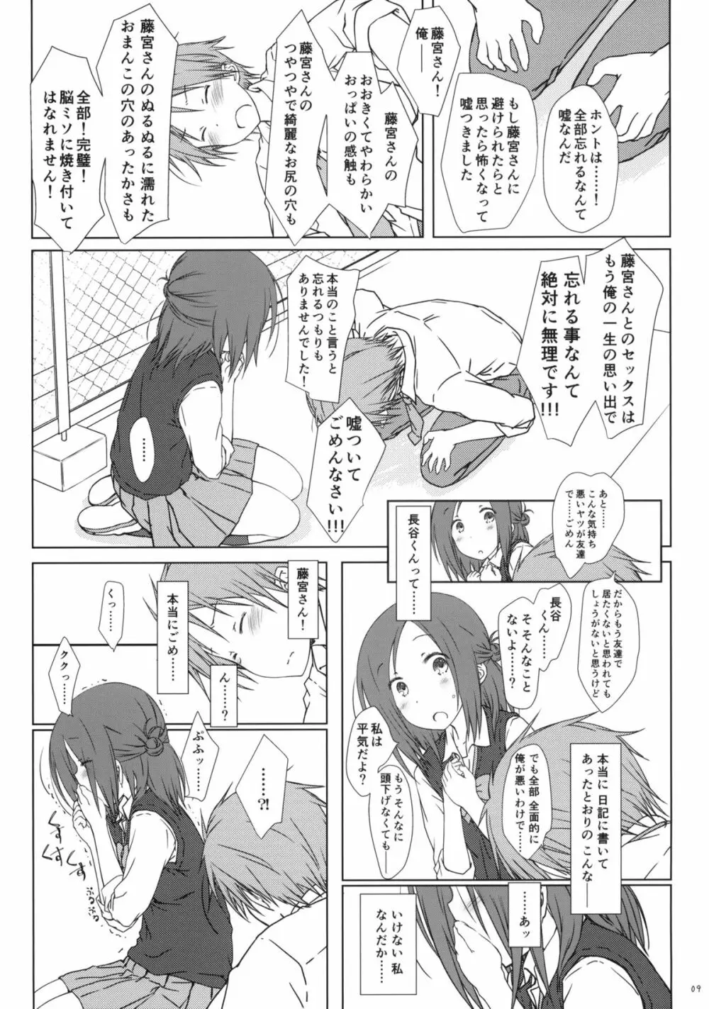 「友達とのセックスの続きのそれから。」 + ペーパー - page8