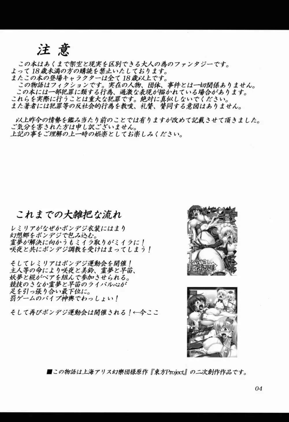 東方ボンデジ大運動会!! - page4