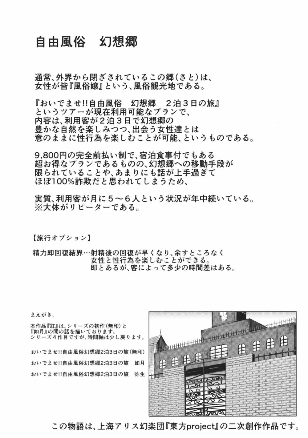 おいでませ!!自由風俗幻想郷2泊3日の旅 紅 - page3