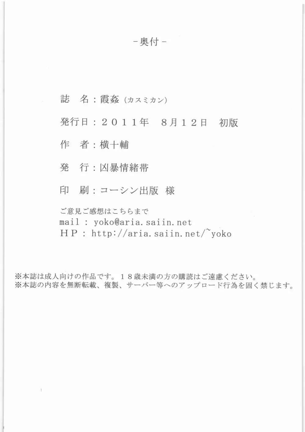 霞姦 - page29