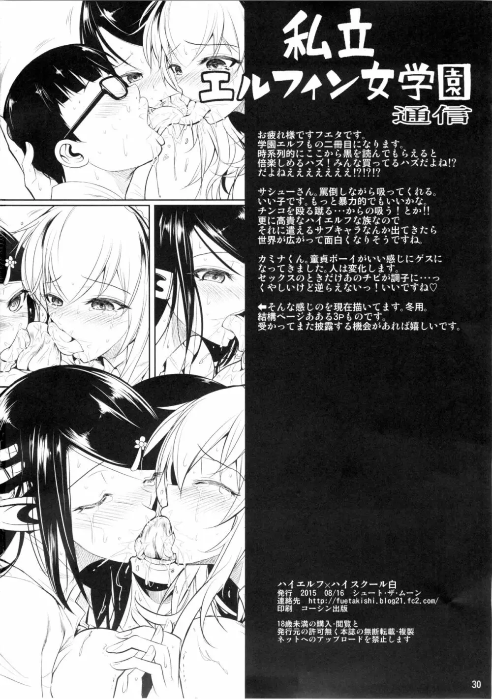 ハイエルフ×ハイスクール 白 - page31