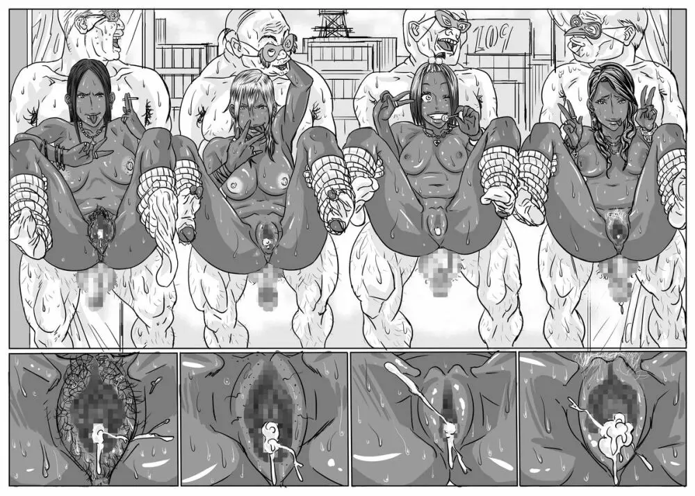 チョ～生意気な黒ギャルJKとパコりたいキモおやじ達 - page105
