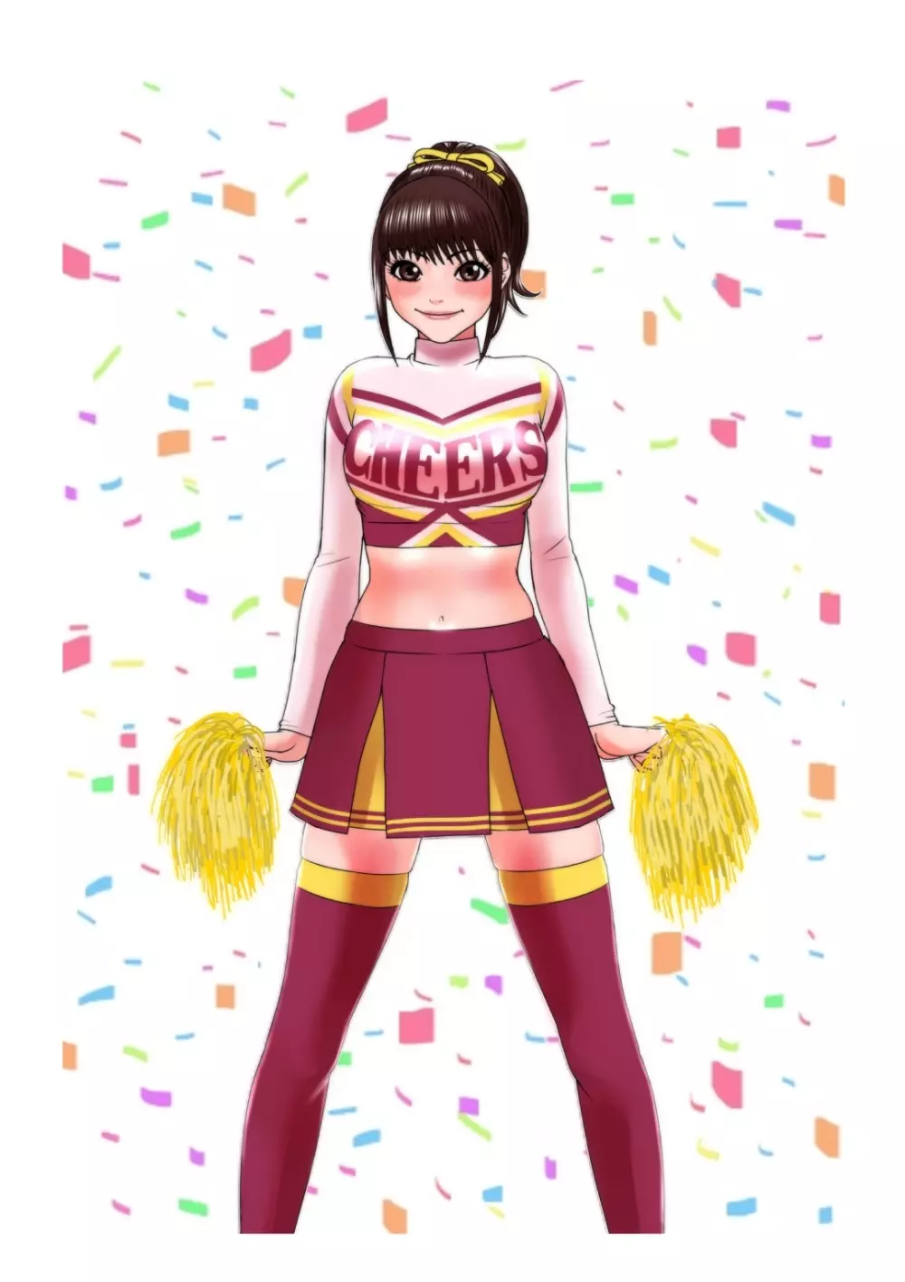 ピッチピチjkチアガールをおっさん達の性奴隷にする方法 - page34