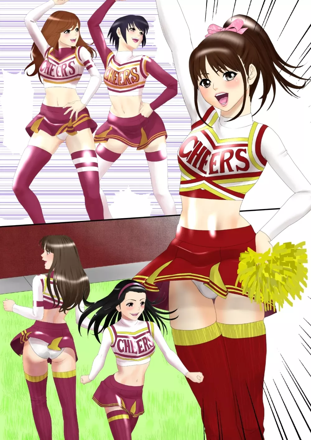 ピッチピチjkチアガールをおっさん達の性奴隷にする方法 - page36