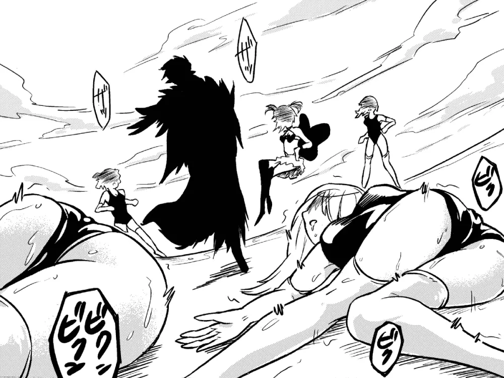 サキュバスバスター 襲撃!小悪魔・スク水戦闘員娘たちをやっつけろ! - page11
