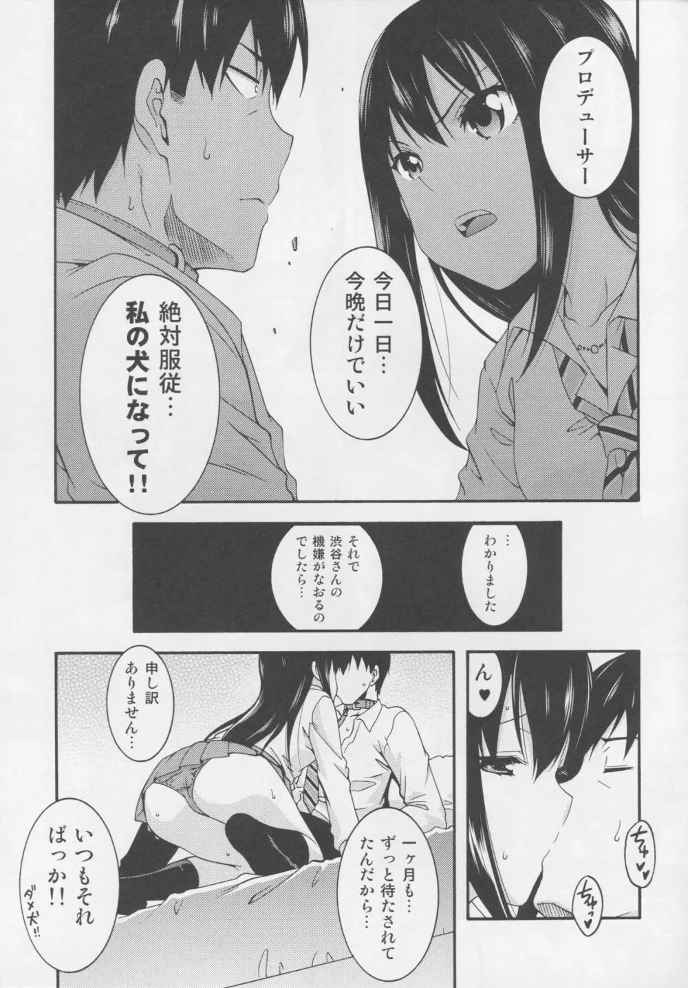 サディスティック アイドル渋谷凛とペットなプロデューサー - page6
