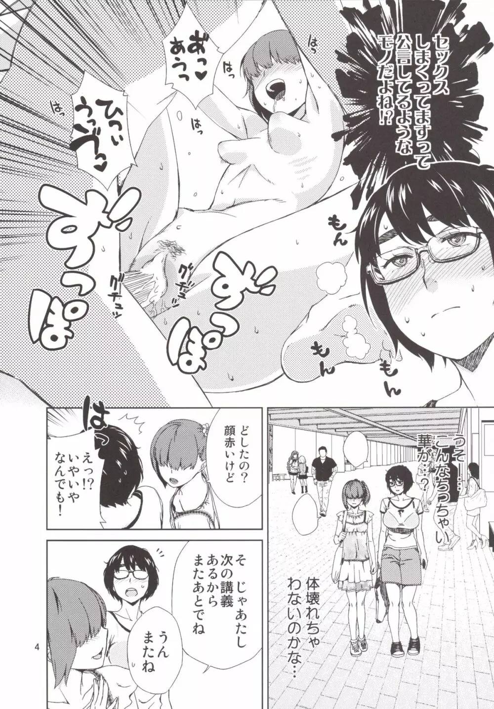 眼鏡娘オナ日記 2 - page3