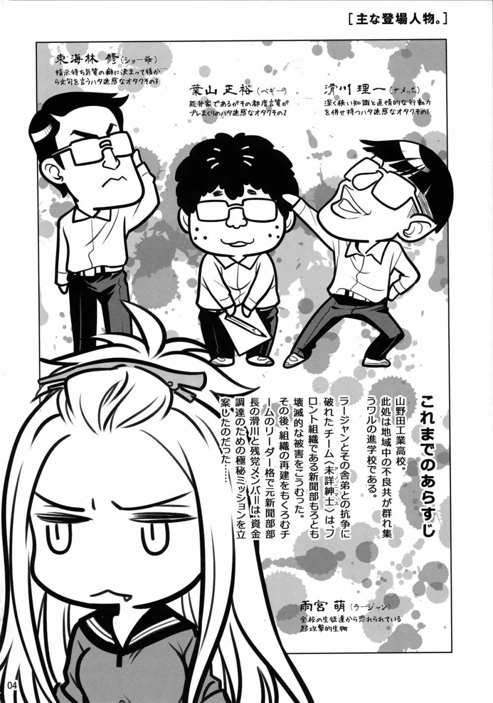 (コミティア112) [オタクビーム (大塚まひろ)] 先輩ちゃんと俺。番外編 (元)新聞部が先輩ちゃんの薄い本を作ってみた。 - page4