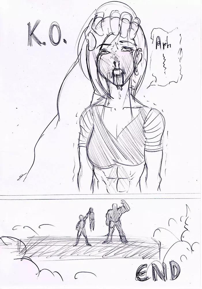 18号 vs スポポビッチ リョナ - page18