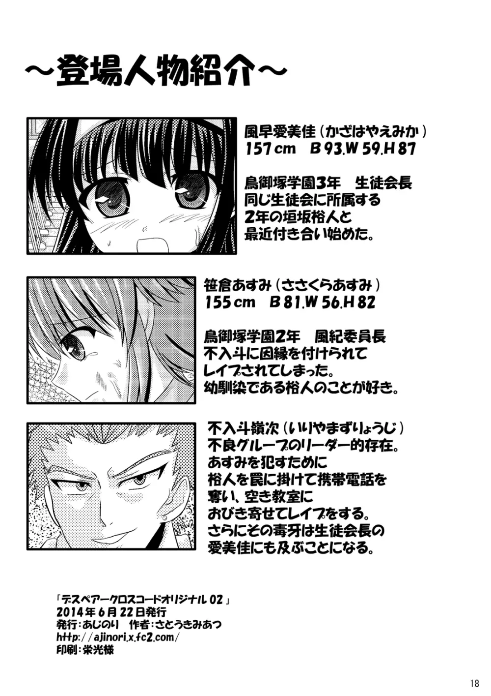 デスペアークロスコードオリジナル02 - page17