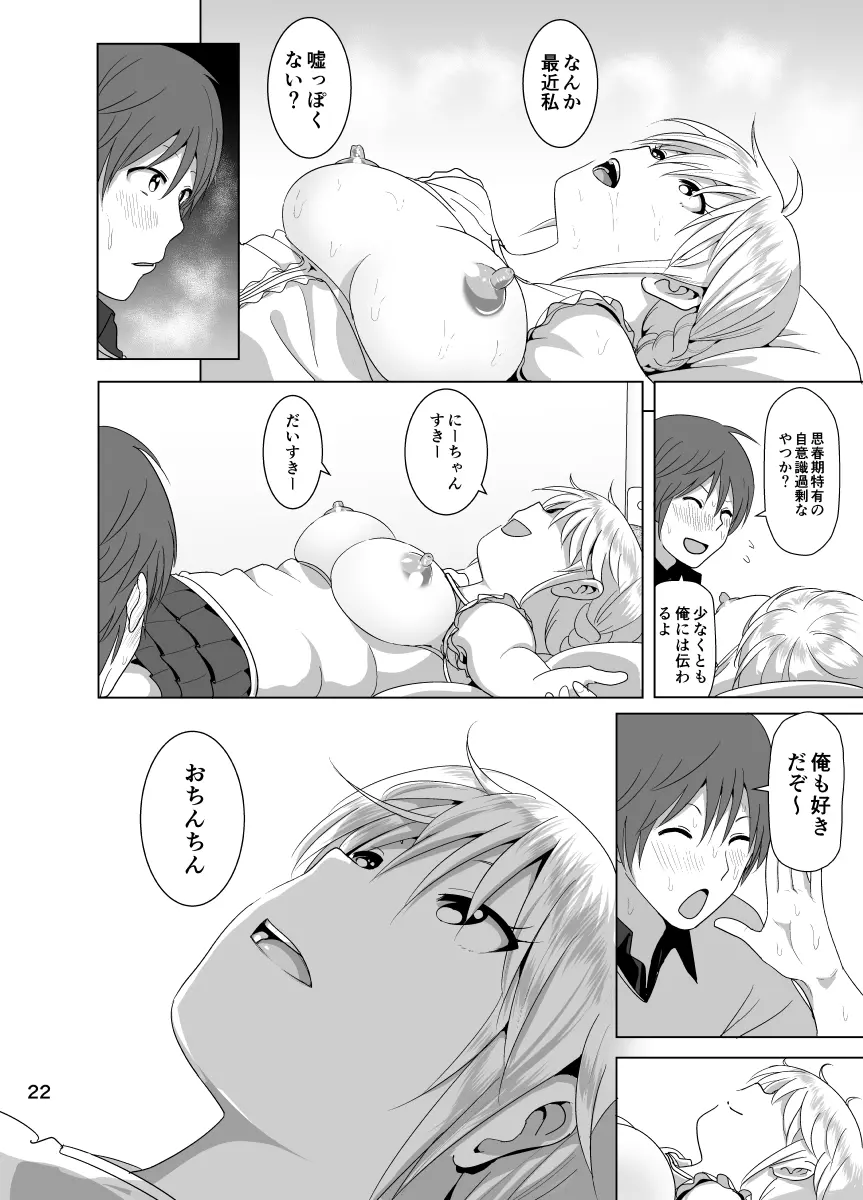 妹のおっぱいがまるだしだった話 - page23