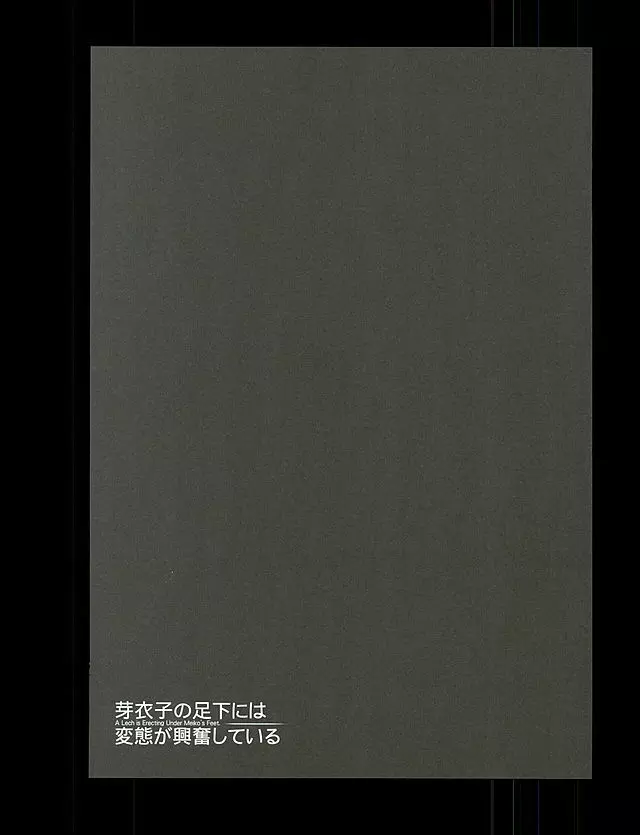 芽衣子の足下には変態が興奮している - page20