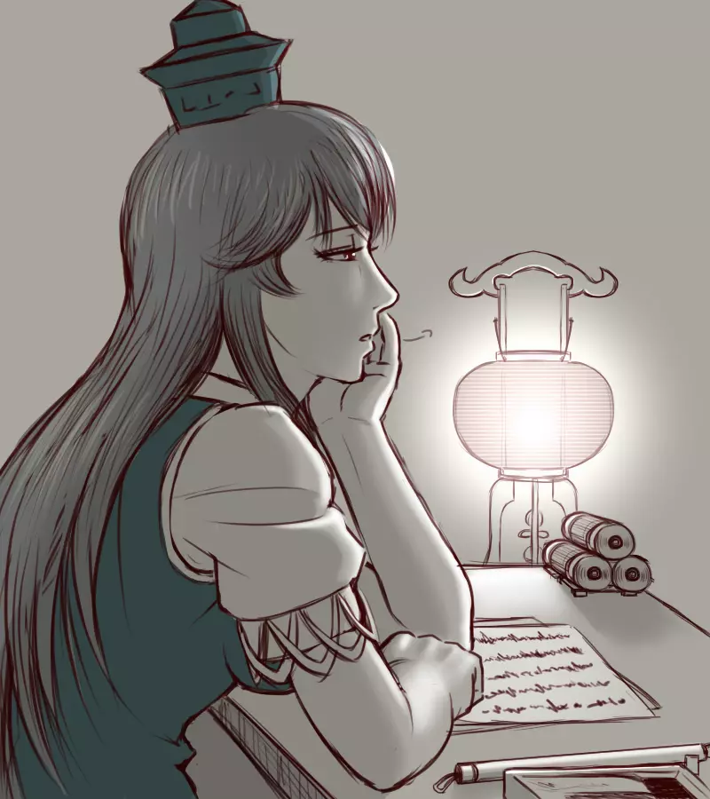 先代と慧音がイチャイチャする話 Chapter1-5 - page15