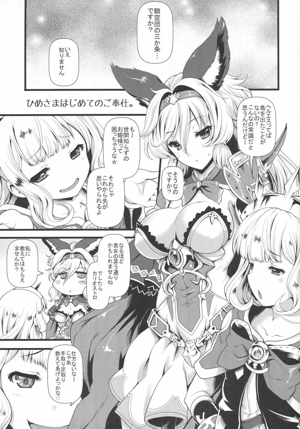 ひめさまはじめてのご奉仕 - page4