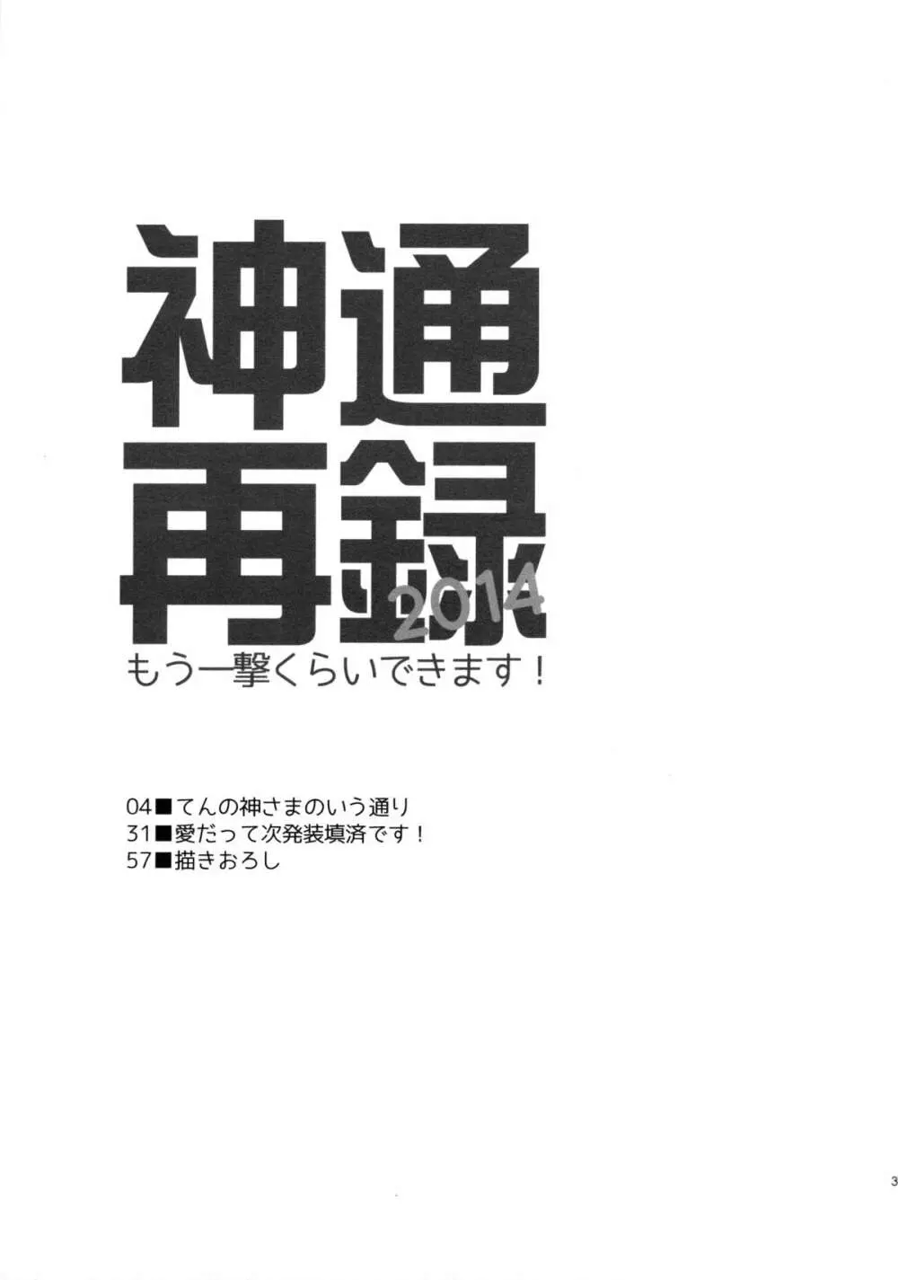 神通再録2014 もう一撃くらいできます! - page3