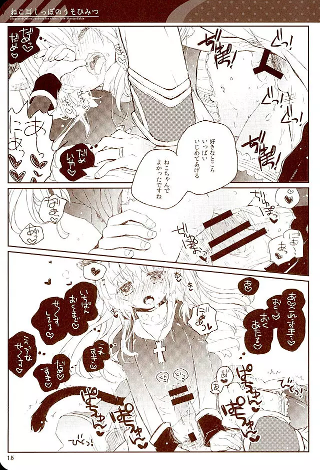ねこ耳しっぽのうそひみつ - page14