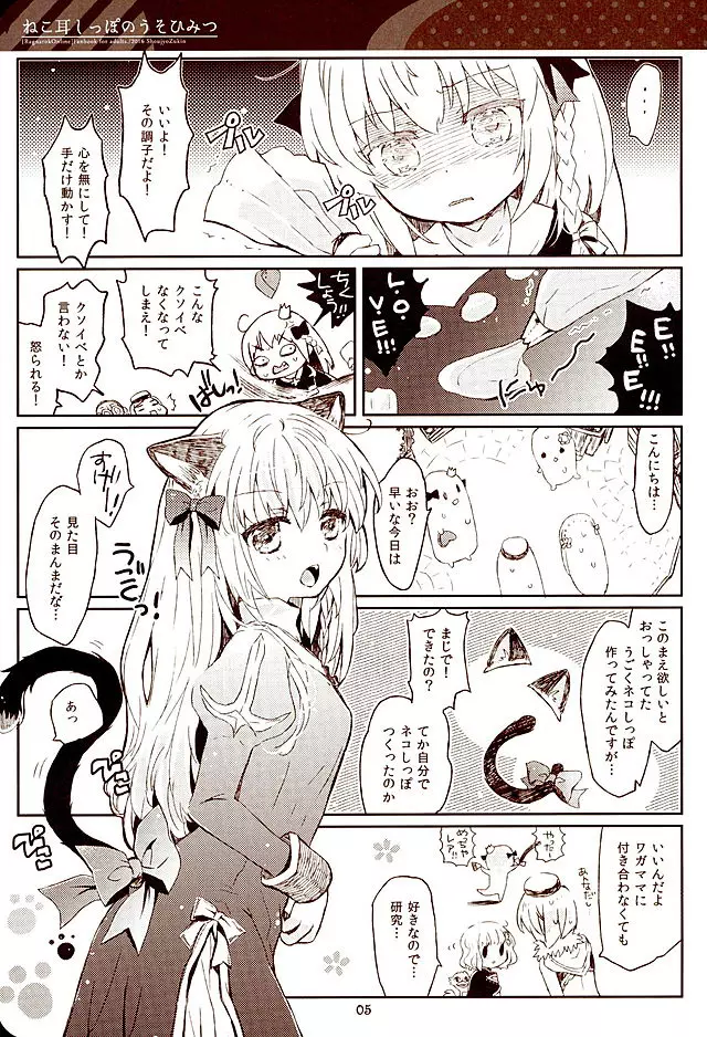 ねこ耳しっぽのうそひみつ - page4