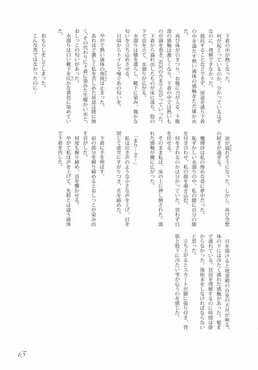 東方の尿の合同です。 ～二度目の失敗～ - page66