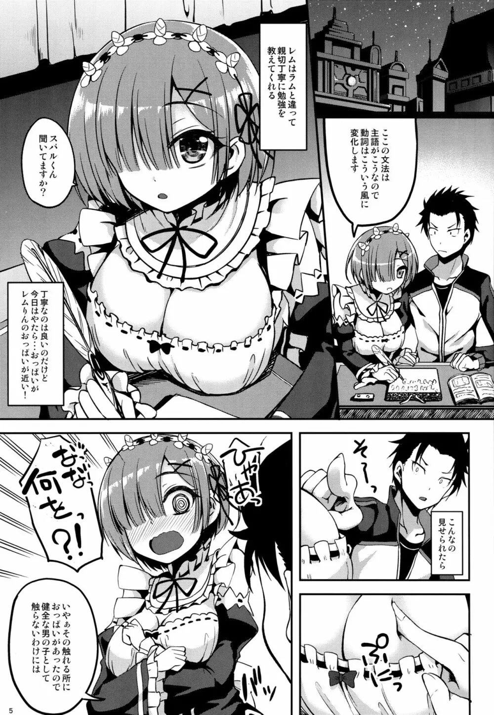ゼロから始めるレムとの性生活 - page4
