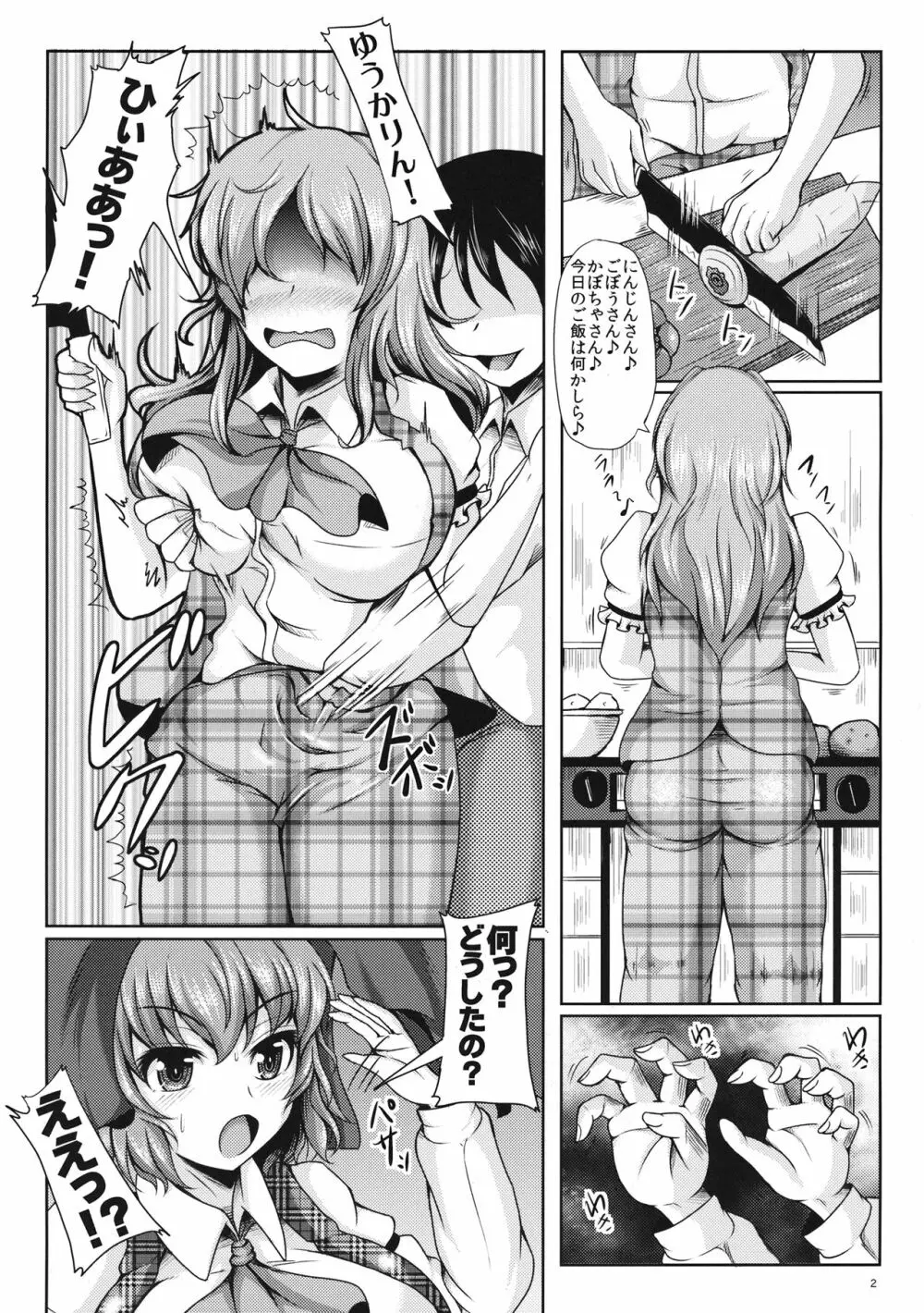 ゆうかりんChuChu2 幽香と幽香でラブラブ3P編 - page3