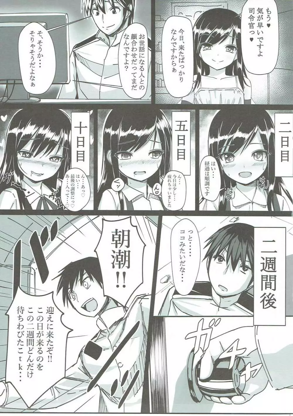 朝潮ちゃん 改装計画 - page4