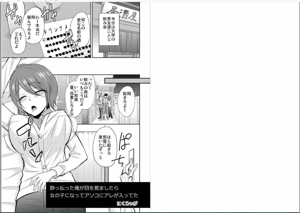 女体化したらこんなに気持ちよかった! - page2