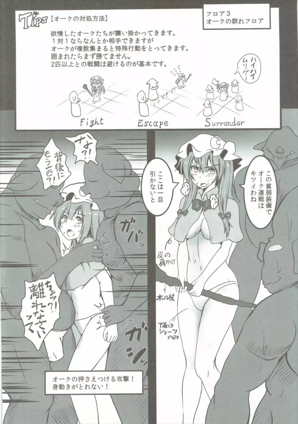パチュリーがエロダンジョンで酷い目に遭う本 - page17