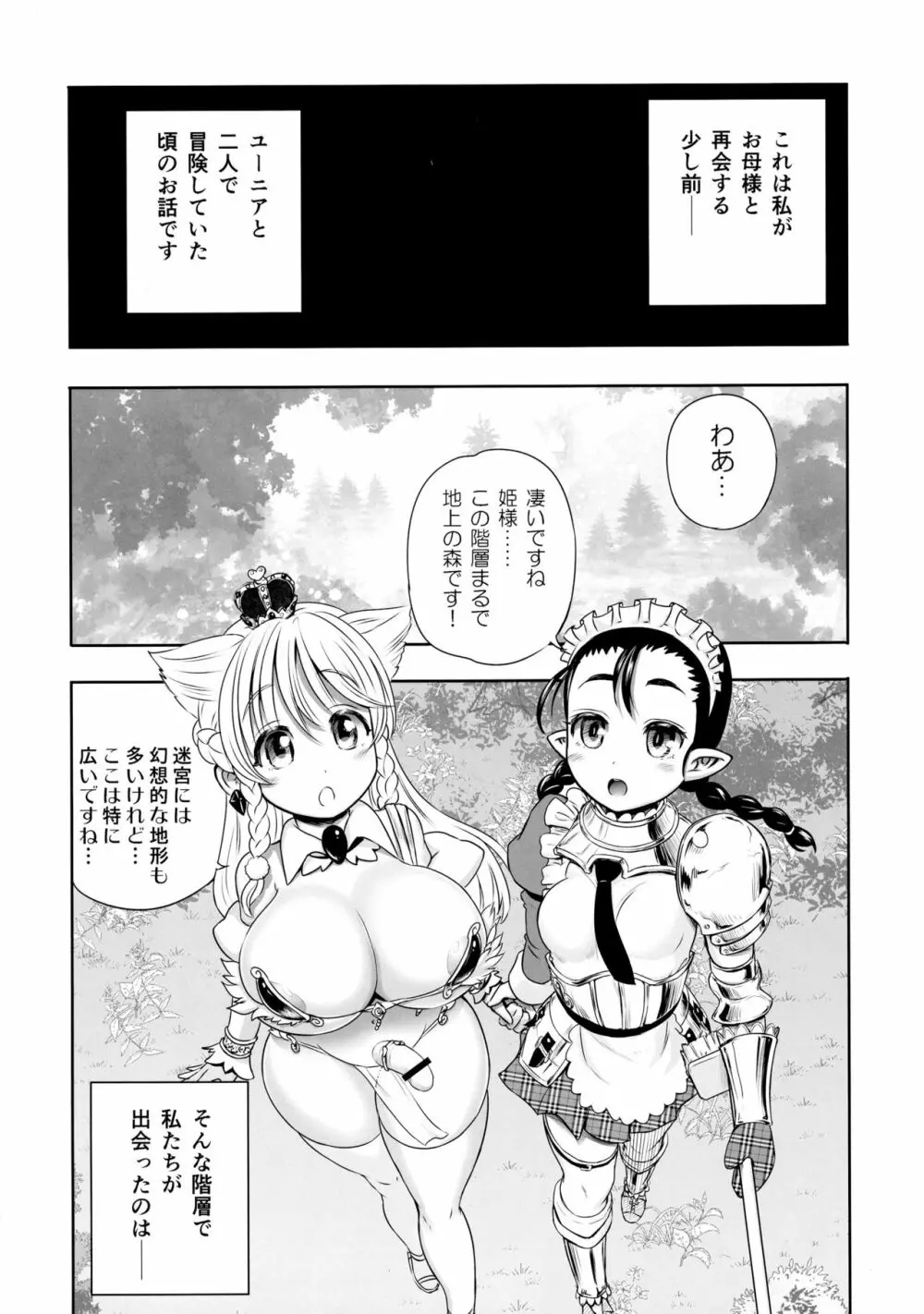 迷宮王女と3人のママ:夏コミ会場小冊子付きセット - page6