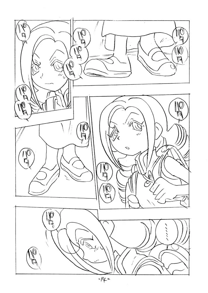 SHE LIVES IN A MATERIAL WORLD - page13