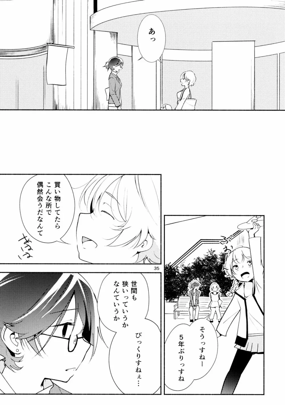 ハルガスミ 君ト共ニ歩ムミチ - page35